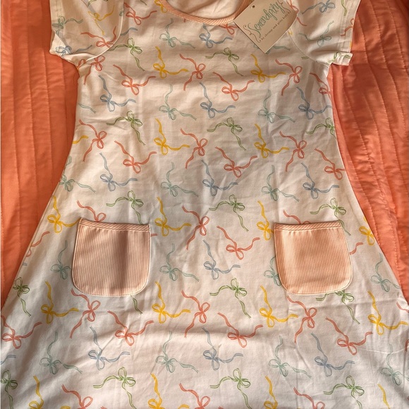 Shrimp and Grits Kids Knit Party Dress - Picture 3 of 3